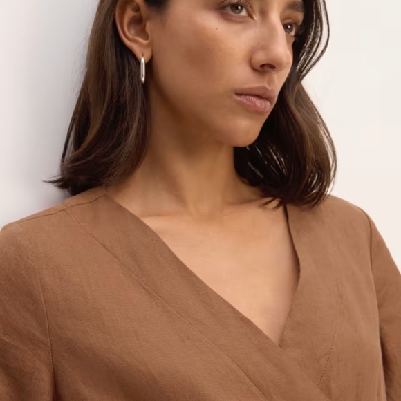 Everlane The Wrap Jumpsuit in Linen - Picture 8 of 15